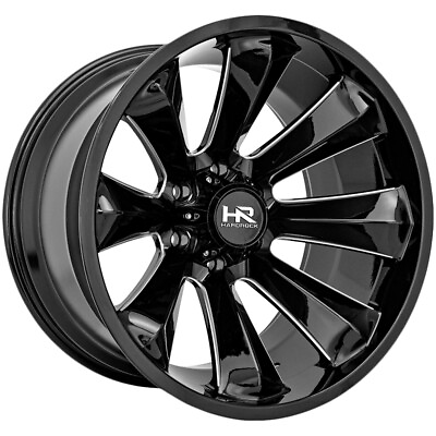 #ad HardRock H506 Xplosive Xposed 20x12 5x150 44mm Black Milled Wheel Rim 20quot; Inch $335.00