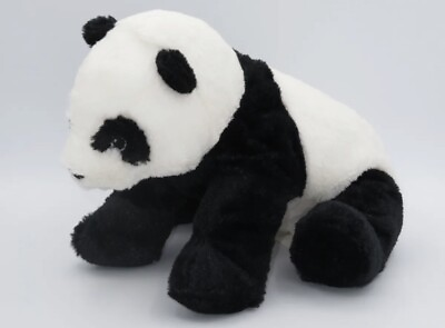 #ad IKEA KRAMIG Panda Bear Black White Soft Toy Plush Stuffed Animal Cuddly 12quot; NEW $7.95