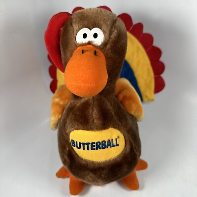 #ad Vintage 1987 Butterball Terence Turkey Squeezem’s Advertising Promo Plush 11” $22.09