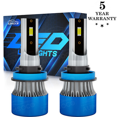 #ad 2Pcs H11 LED Headlights Super Bright Bulbs Low Beam Conversion Kit White 6000K $29.99