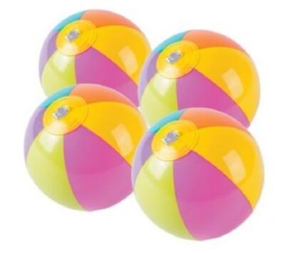 #ad Beach amp; Summer Toys Inflatable 5quot; Bright Mini Beach Balls for 18quot; Dolls $4.75