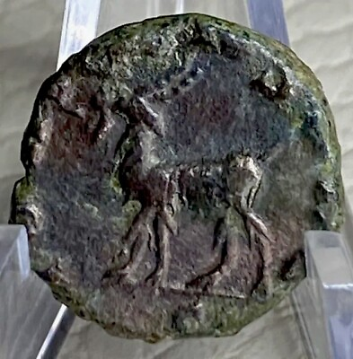 #ad Rare Ancient Roman Empire Coin 260 268 AD Emperor Gallienus Antelope Zoo Series $38.00