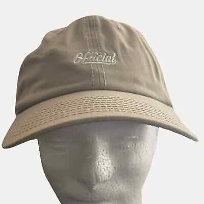 #ad The Official Brand Dad Hat Khaki Tan Brown 6 Panel NWOT $22.00