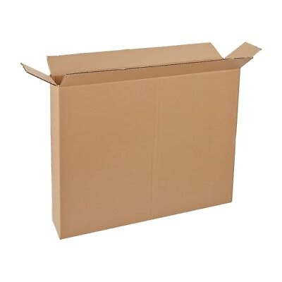 #ad Shipping Side Loading Boxes Large 30quot;L x 5quot;W x 24quot;H 10 Pack Corrugated Car... $63.33