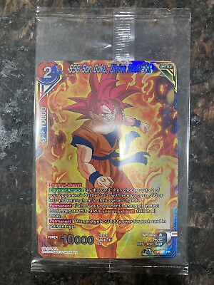 SSG Son Goku Divine Restraint P 362 Foil Dragon Ball Super Card Game SEALED $2.99