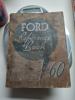#ad 1937 FORD REFERENCE BOOK CAR MANUAL V60 64 PAGES $19.99