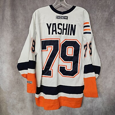 #ad Rare Vintage CCM New York Islanders Alexei Yashin 79 Hockey Jersey Mens XL $174.99