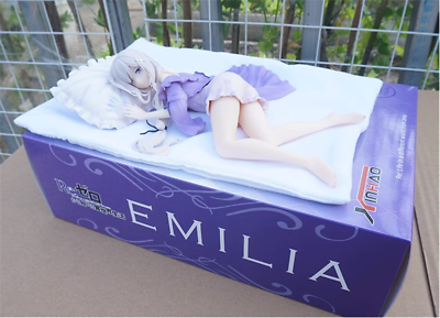 #ad Re Life In A Different World From Zero Emilia PVC Figure Anime Figure In Box $21.06