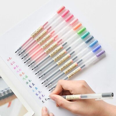 #ad Colour Ink Pens Gel Pen Set Painting School Pencil Drawing Coloring 0.5mm 12 pcs $17.40
