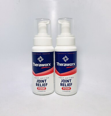 #ad Lot Of 2 Theraworx Relief Joint Relief Foam 7.1 Oz Exp. 03 2026 $36.95