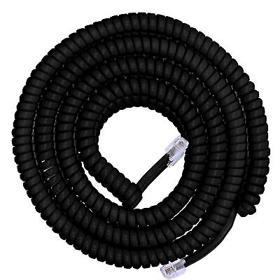 #ad Power Gear Coiled Telephone Cord 4 Feet Coiled 25 Feet Uncoiled Phone Cord... $6.18