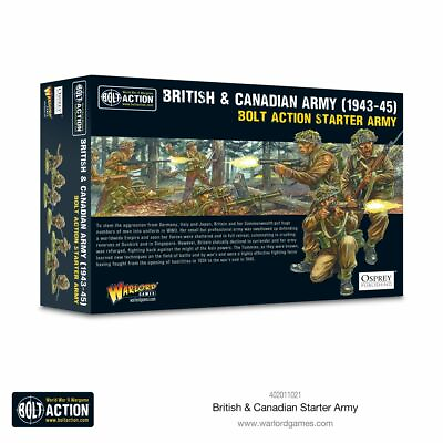 #ad Bolt Action: British amp; Canadian Army 1943 45 Starter Army $135.38