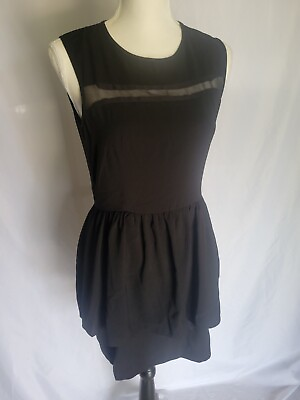 #ad Hamp;M Black Women#x27;s Sleeveless Dress 10 Hamp;M Tag $25.33
