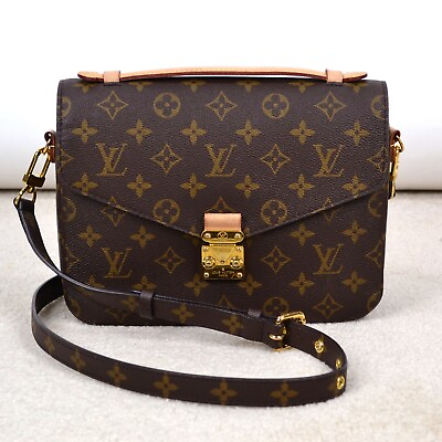 #ad Louis Vuitton Metis Pochette Monogram Leather Shoulder Bag Satchel Handbag Purse $1699.00