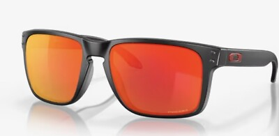 #ad OAKLEY HOLBROOK XL SUNGLASSES : MATTE BLACK PRIZM RUBY OO9417 0459 RED ICON $95.00