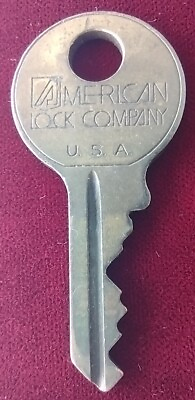 #ad Vintage Key American Lock Co H2444 Apx 1 7 8” Brass Desk Cabinet CHOOSE QUANTITY $8.99