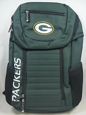 #ad NFL Official Green Bay Packers Northwest Topliner Green Backpack Bag New $25.99