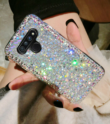 #ad For iPhone 14 Shockproof Bling Glitter Women Diamonds Soft Back Phone Case $9.93