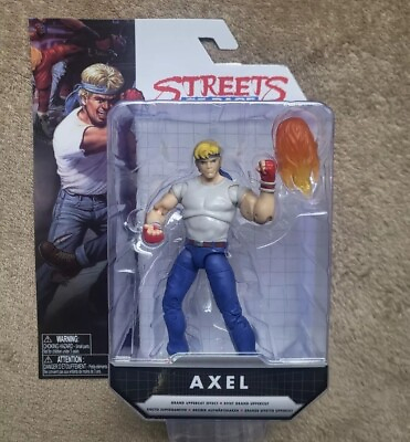 #ad Streets Of Rage Axel 2023 Jakks Pacific Sega Figure New 4.5quot; $24.49