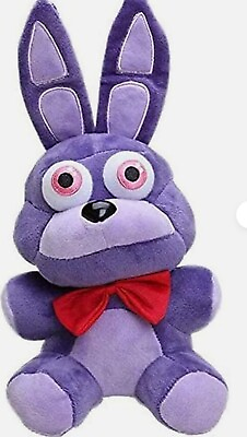 #ad Five Nights At Freddy#x27;s FNAF 7’ Bonnie Plush Stuffed Animal Rabbit 2017 Purple $17.99
