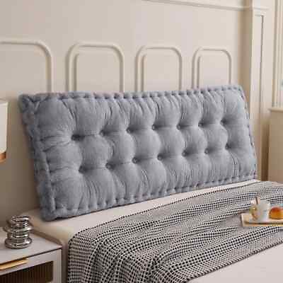 #ad Solid Color Cushion Winter Long Thick Sofa Seat Cushion Mat Home Office Decor $67.10