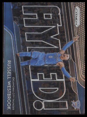 #ad Russell Westbrook 2018 19 Panini Prizm Get Hyped #1 $2.99