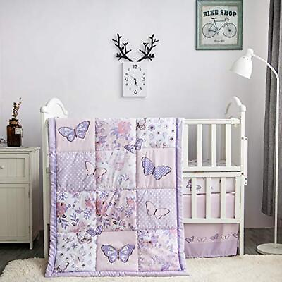 #ad Butterfly Baby Nursery Bedding Set for Girls €“ Butterfly 3 Piece $70.45