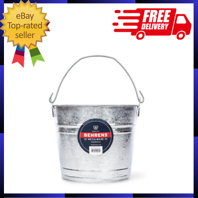 #ad 8 Qt. Steel Hot Dipped Pail easy to use and handle $13.94
