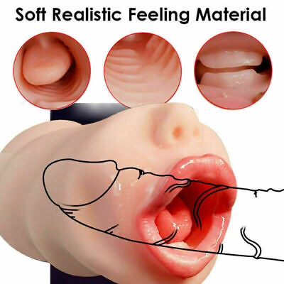 #ad Realistic Male Masturbaters For Men Pocket Pussy Vagina Anal Toy Doll $12.96