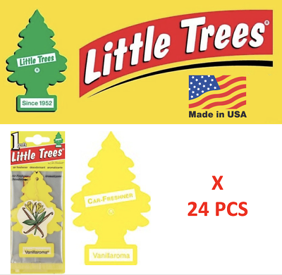 #ad Freshener Vanillaroma 10105 Little Tree Vanilla Aroma MADE IN USA Pack 24 $18.90