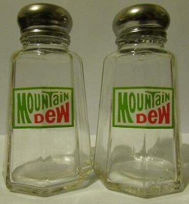 #ad A Great Set of 2 Big Mt. Dew Salt and Pepper Shakers $8.99