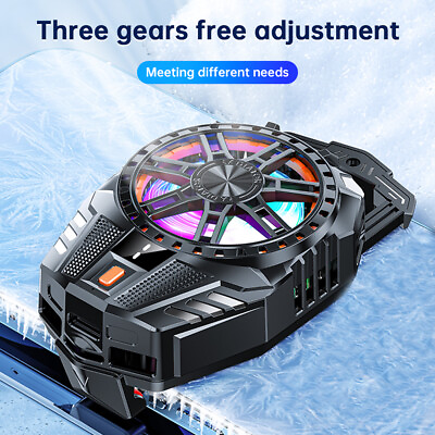 #ad Universal Portable Mobile Phone Cooler Radiator Cooling Fans Tpye C For Gaming $15.88