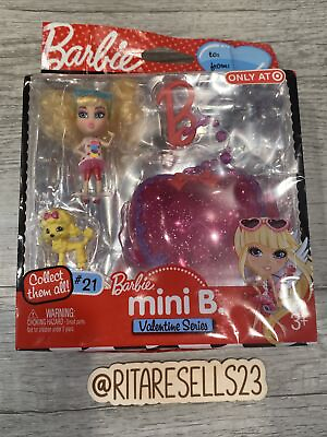 #ad 2009 Barbie Mini B #21 Valentines Series Doll Keychain NRFB Target Exclusive $20.00