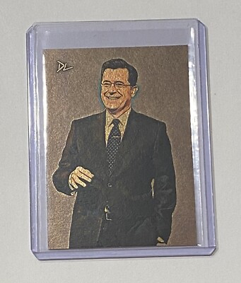#ad Stephen Colbert Gold Plated Limited Artist Signed “Late Night Legend” Card 1 1 $29.95