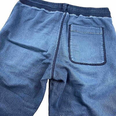 #ad Gap 1969 Blue Knit Joggers Mens XS Sweatpants Soft Garment Dyed Indigo X Small $19.99