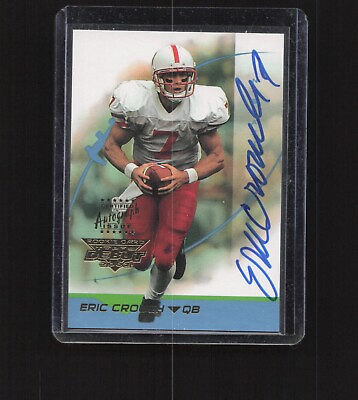 #ad 2002 Topps Debut #153 Eric Crouch Rookie Auto 1499 $49.99