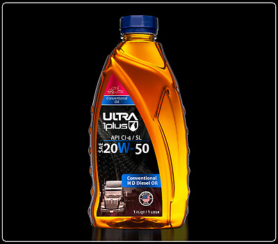 #ad Ultra1Plus SAE 20W50 Conventional Heavy Duty Motor Oil API CI 4 SL Quart $34.05