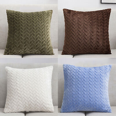 #ad Pillow Cover Soft Durable Hotel Car Seat Cushion Cover Modern $8.54