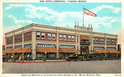 #ad Tijuana Mexico New Hotel Commercial Lower California Commercial Vintage Postcard $9.99