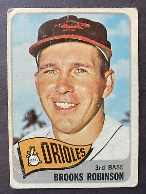 #ad 1965 Topps #150 Brooks Robinson Baltimore Orioles Baseball Card $19.99