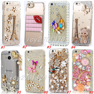 #ad Bling Diamonds Phone Case For Samsung Galaxy A20 A30 A40 A50 A70 S22 S23 Ultra GBP 5.99