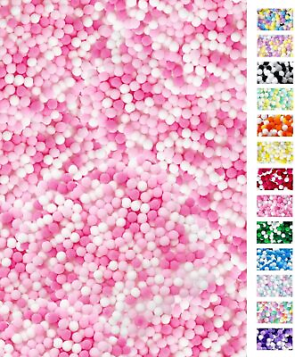 #ad 2000pcs 1cm Assorted Pink White Pom Poms for Crafts Small Fuzzy Pompoms Balls... $14.13