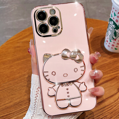 #ad For iPhone 15 14 Pro Max 13 12 11 XS XR Cute Cartoon Hello Kitty Shockproof Case $9.99