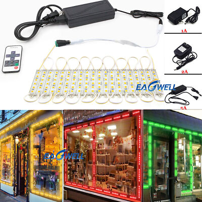 #ad Bright IP65 Waterproof 5054 SMD 6 LED Module Light Window Store Front Lamp DC12V $30.54