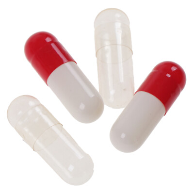 #ad 1000Pcs Empty Hard Vacant Gelatin Capsule Size 00# Gel Medicine Pill Vitaminf Cq $8.44