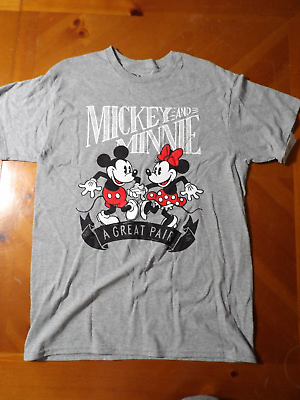 #ad NWT Vintage Disney Mickey and Minnie Mouse A Great Pair T Shirt Size Medium $14.99