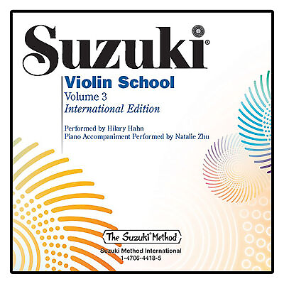 #ad Suzuki Violin School Volume 3 CD Hahn International Edition $12.79