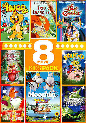 #ad 8 Movie Kids Collection 4 DVD $6.49