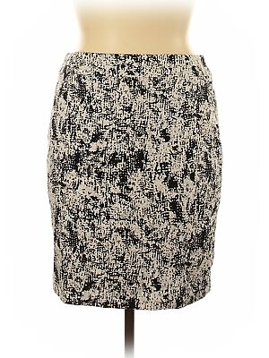 #ad Valerie Bertinelli Women Brown Casual Skirt 14 $14.99