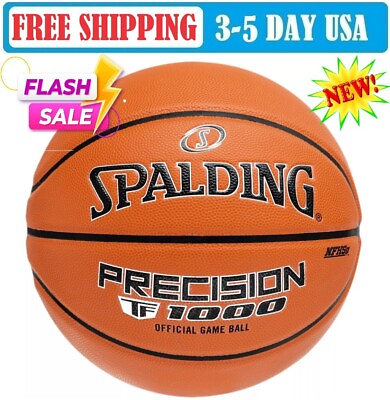 #ad Spalding Precision TF 1000 NFHS Game Basketball Composite Indoor Sz 7 NEW SALE $68.98
